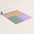 Color Block Line Abstract XLIII Yoga Mat Gallery Image 2