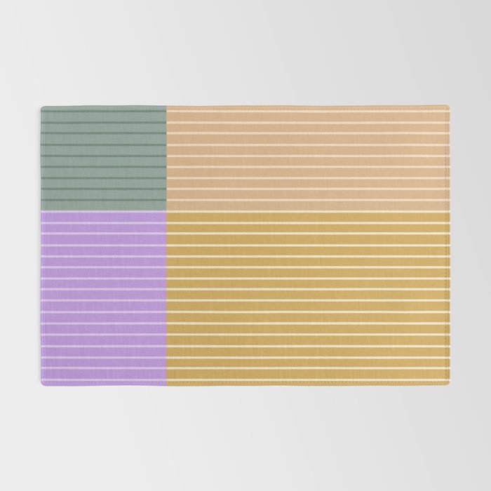 Color Block Line Abstract XLIII Rug Gallery Image 2