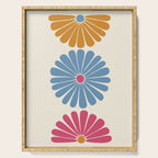 Retro Summer Daisies V Serving Tray Gallery Image 1