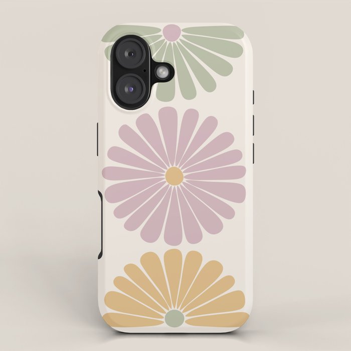 Retro Summer Daisies III iPhone Case Gallery Image 1