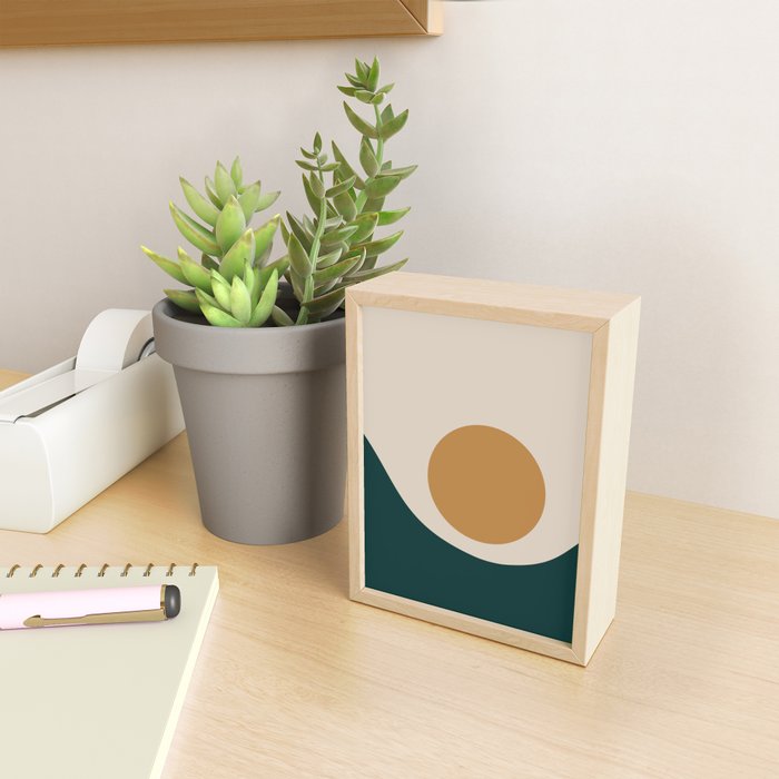 Sunrise / Sunset Minimalism II Mini Art Print Gallery Image 2