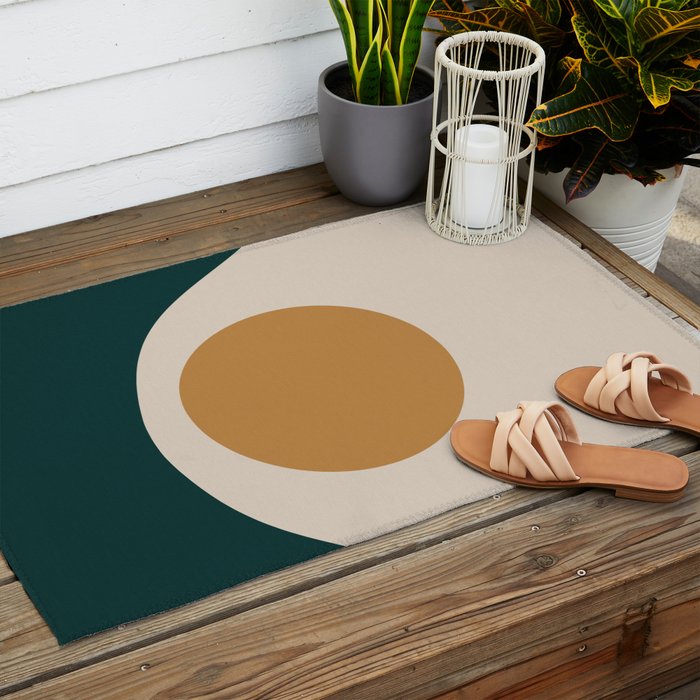 Sunrise / Sunset Minimalism II Outdoor Rug Gallery Image 2