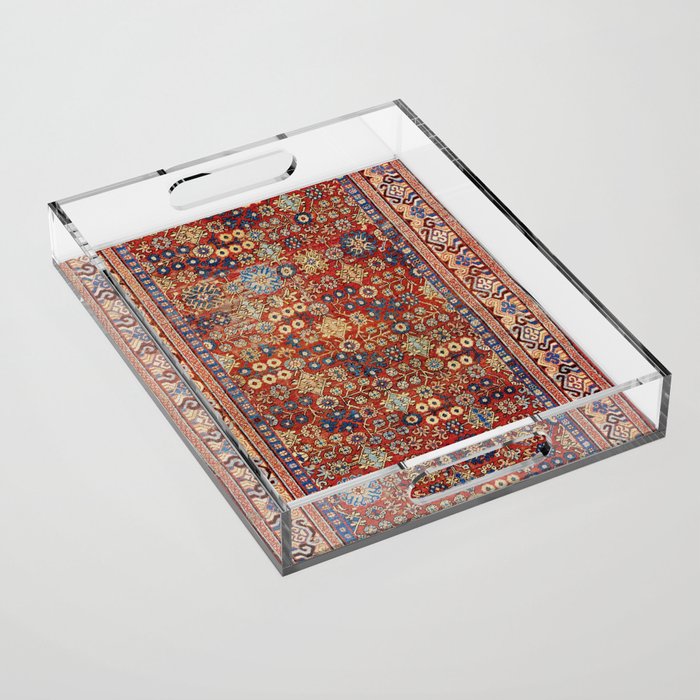 Khotan Antique East Turkestan Rug Print Acrylic Tray Gallery Image 1