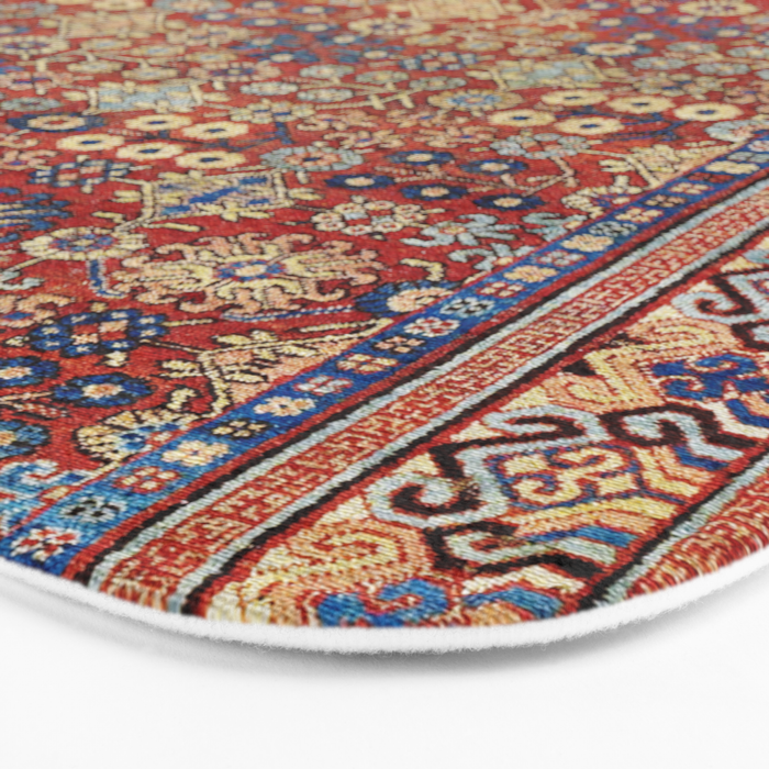 Khotan Antique East Turkestan Rug Print Bath Mat Gallery Image 3