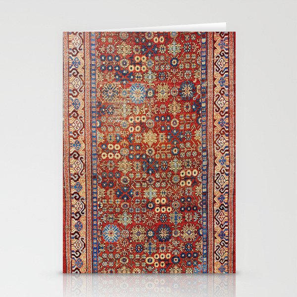 Khotan Antique East Turkestan Rug Print Stationery Card Gallery Image 1