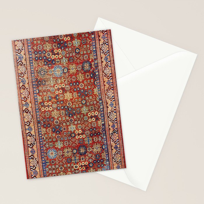 Khotan Antique East Turkestan Rug Print Stationery Card Gallery Image 2