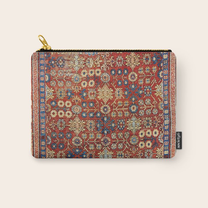 Khotan Antique East Turkestan Rug Print Carry All Pouch Gallery Image 1