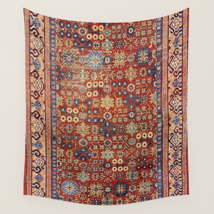 Khotan Antique East Turkestan Rug Print Wall Tapestry Gallery Image 4