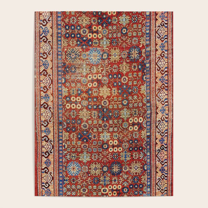 Khotan Antique East Turkestan Rug Print Poster Gallery Image 4