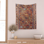 Khotan Antique East Turkestan Rug Print Wall Tapestry Gallery Image 2