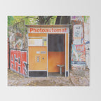 Photoautomat Throw Blanket Gallery Image 2