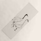 Two Geese - Minimalist Drawing Yoga Mat Gallery Image 1