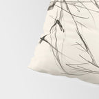 Two Geese - Minimalist Drawing Pillow Sham Gallery Image 4