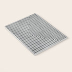 Black Gray Lines Abstract Geometric Minimalism Artwork Notebook Gallery Image 3