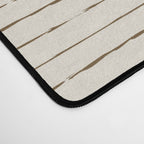 Lines (Cream & Chocolate) Desk Mat Gallery Image 4