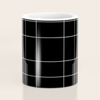 black and white Coffee Mug Gallery Image 4