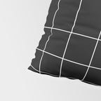 black and white Pillow Sham Gallery Image 4