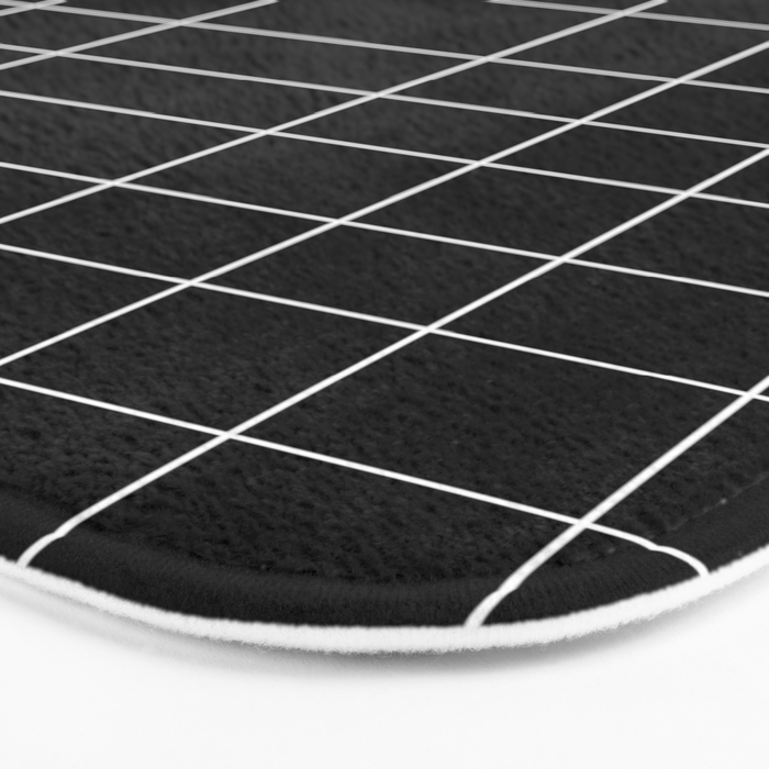 black and white Bath Mat Gallery Image 3