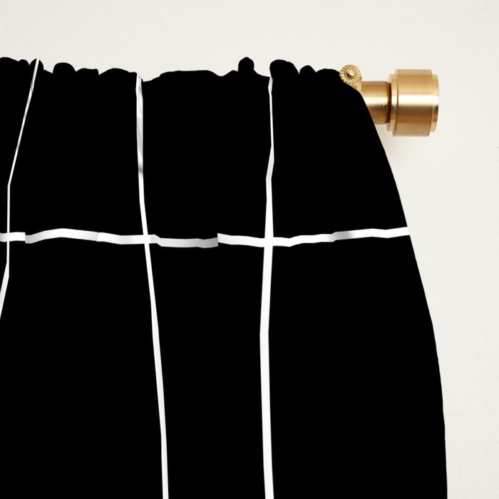 black and white Window Curtain Gallery Image 2