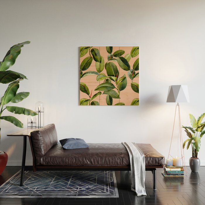 Botanical Collection 01 Wood Wall Art Gallery Image 2