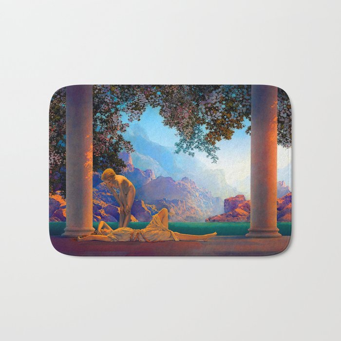 Maxfield Parrish Daybreak 1922 Bath Mat Gallery Image 1