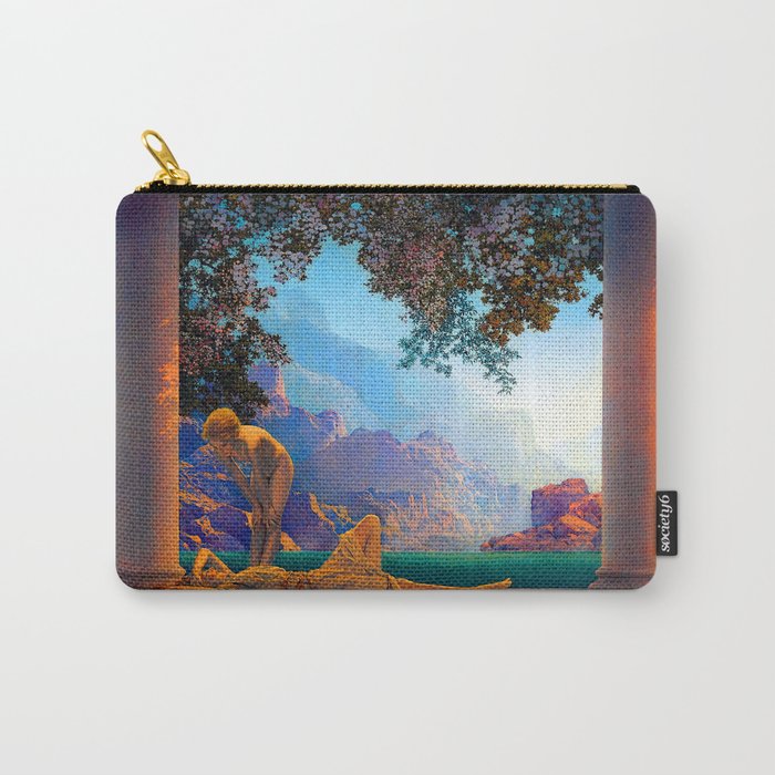 Maxfield Parrish Daybreak 1922 Carry All Pouch Gallery Image 1