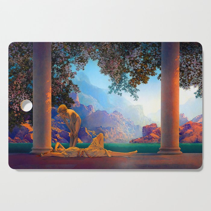 Maxfield Parrish Daybreak 1922 Cutting Board Gallery Image 1