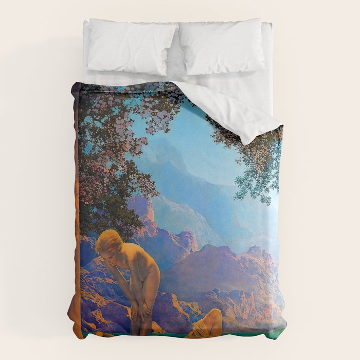 Maxfield Parrish Daybreak 1922 Duvet Cover Gallery Image 6