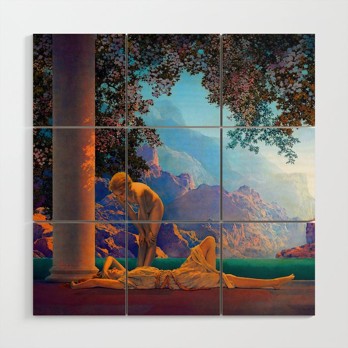 Maxfield Parrish Daybreak 1922 Wood Wall Art Gallery Image 1