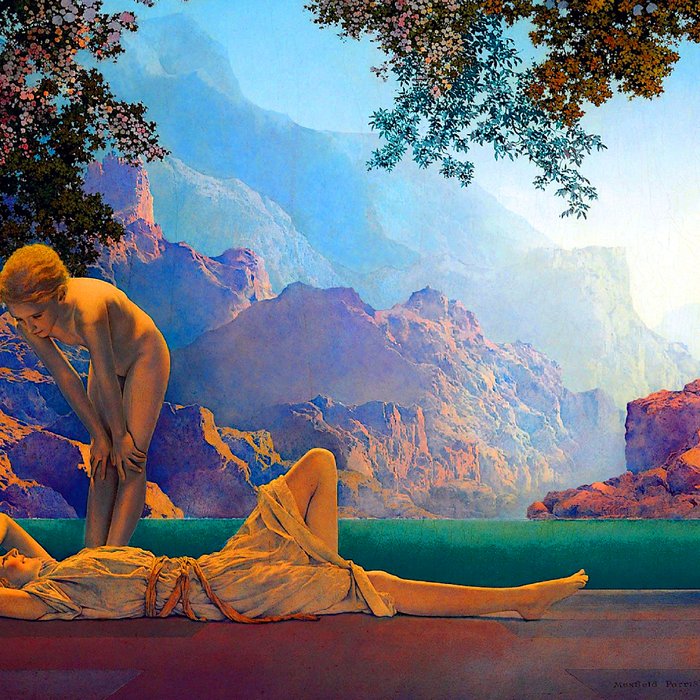 Maxfield Parrish Daybreak 1922 Coffee Mug Gallery Image 2