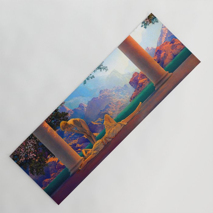 Maxfield Parrish Daybreak 1922 Yoga Mat Gallery Image 1