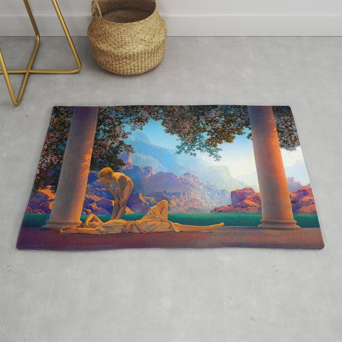 Maxfield Parrish Daybreak 1922 Rug Gallery Image 1