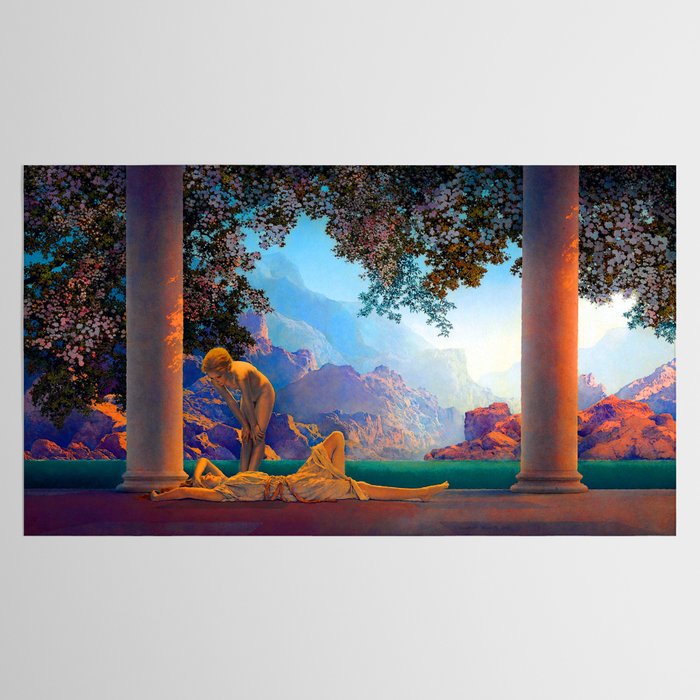 Maxfield Parrish Daybreak 1922 Tablecloth Gallery Image 2