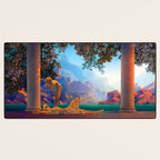 Maxfield Parrish Daybreak 1922 Desk Mat Gallery Image 3