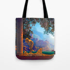 Maxfield Parrish Daybreak 1922 Tote Bag Gallery Image 1