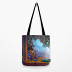Maxfield Parrish Daybreak 1922 Tote Bag Gallery Image 2