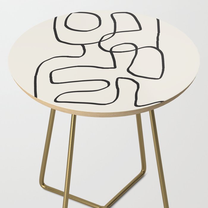 Abstract line art 15 Side Table Gallery Image 2