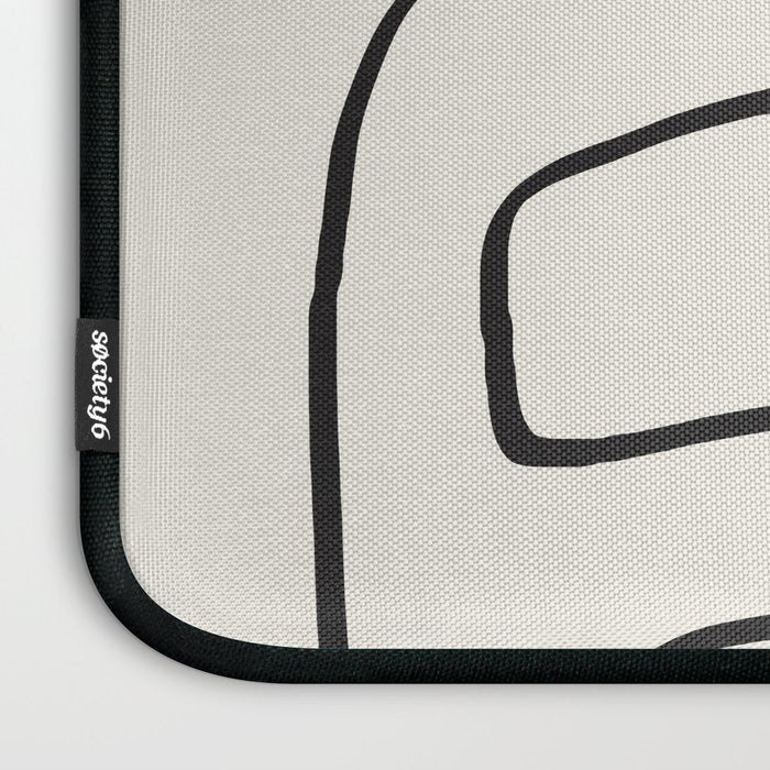 Abstract line art 15 Laptop Sleeve Gallery Image 3