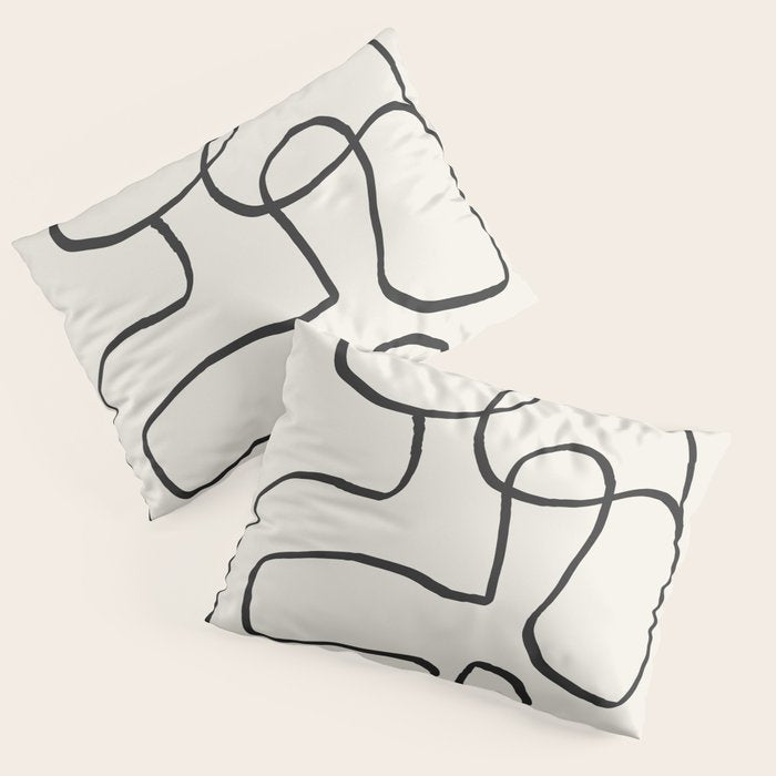 Abstract line art 15 Pillow Sham Gallery Image 3