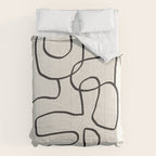 Abstract line art 15 Comforter Gallery Image 6