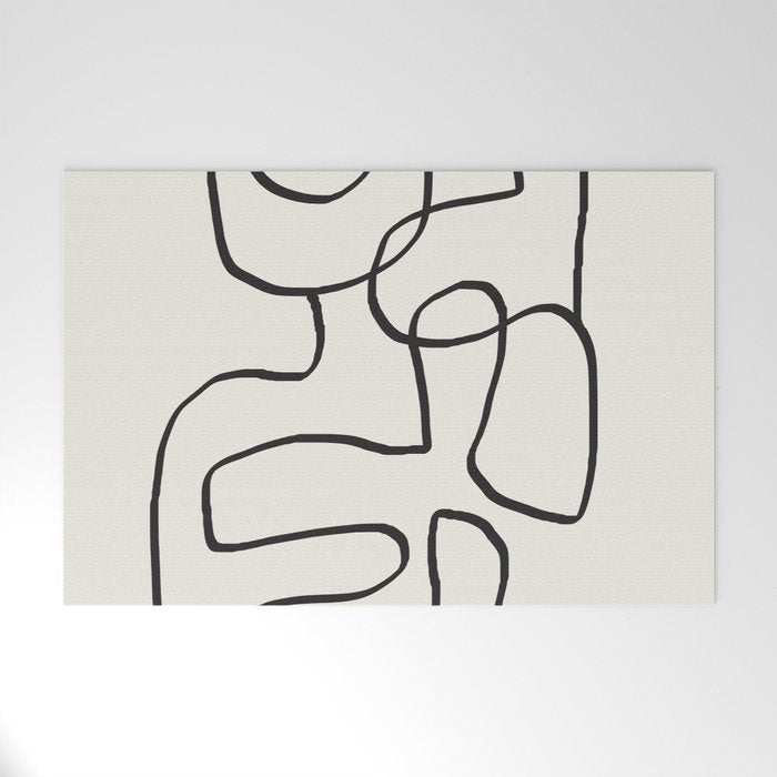Abstract line art 15 Welcome Mat Gallery Image 1
