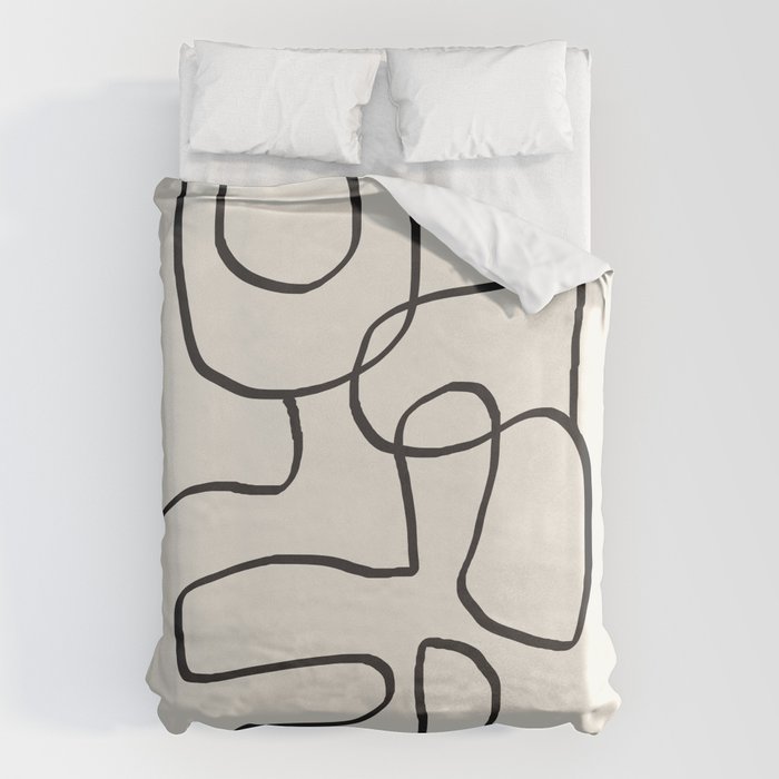 Abstract line art 15 Duvet Cover Gallery Image 1