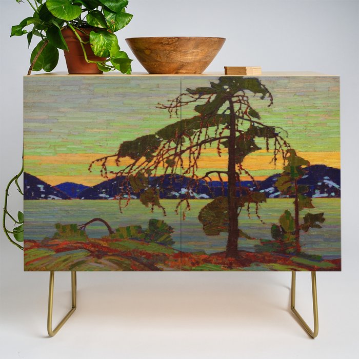 Tom Thomson The Jack Pine 1916-1917 Canadian Landscape Artist Credenza Gallery Image 1
