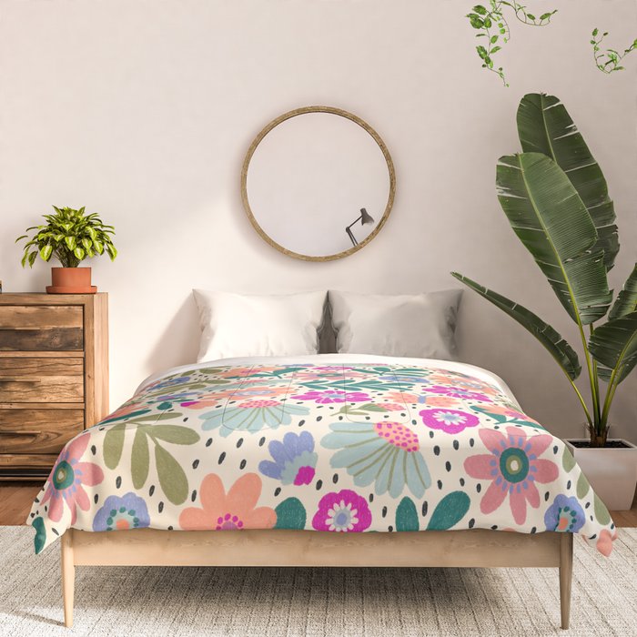 Summer Floral Pattern Comforter Gallery Image 3