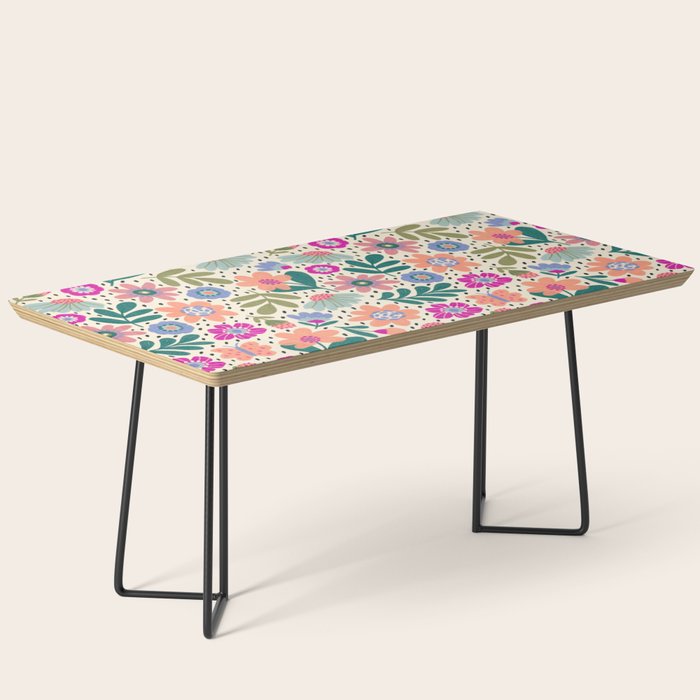 Summer Floral Pattern Coffee Table Gallery Image 1