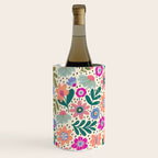 Summer Floral Pattern Wine Chiller Gallery Image 1