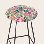 Summer Floral Pattern Stool Gallery Image 2