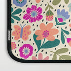 Summer Floral Pattern Laptop Sleeve Gallery Image 3