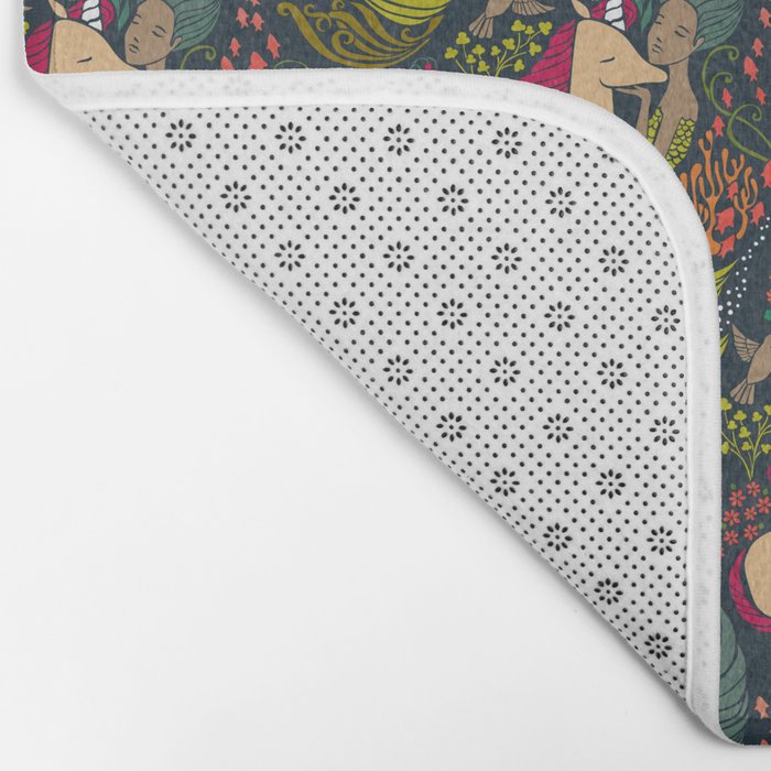 The Mermaid and the Unicorn Bath Mat Gallery Image 2