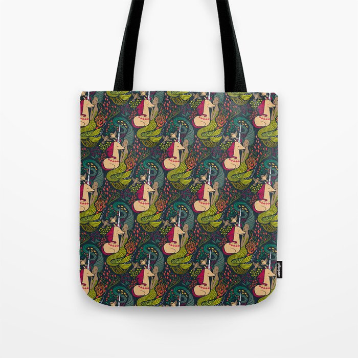 The Mermaid and the Unicorn Tote Bag Gallery Image 1
